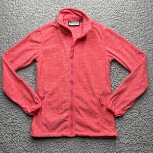 Mountain Warehouse Full Zip Fleece Jacket Womens 2 (M) Pink Long Sleeve Pullover